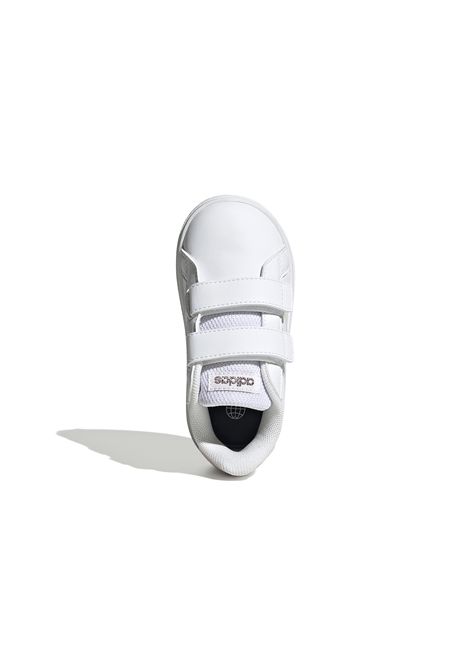 Adidas Grand Court Lifestyle Hook And Loop Shoes White Iridescent Infant ADIDAS CORE | Sneakers | GY2328-